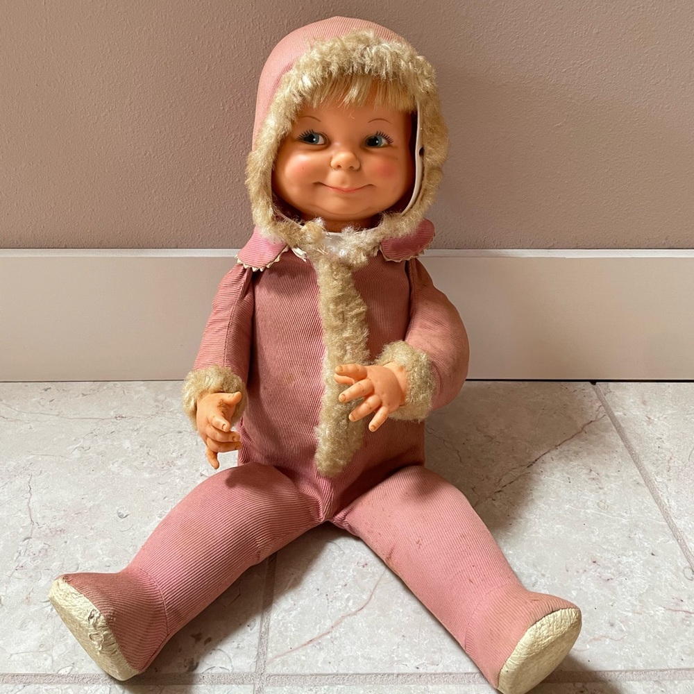 Vintage 1968 Little Lost Baby by Ideal w/Rotating 3 Different Faces